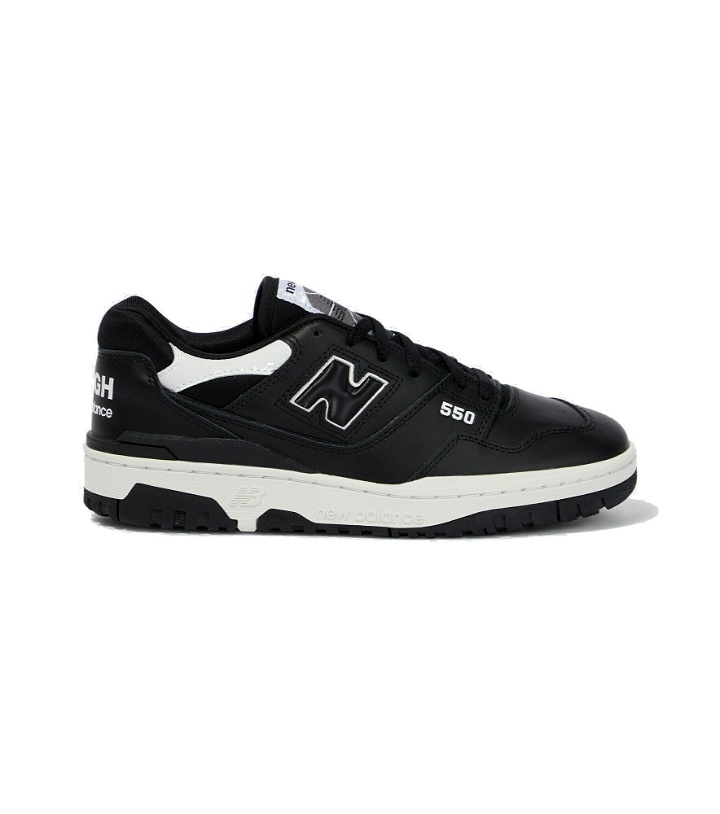 Photo: Comme des Garcons Homme - x New Balance 550 leather sneakers