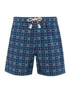 MC2 Saint Barth Man Lightweight Fabric Swim-shorts Lighting 70 With Majolica Print