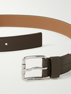 LOEWE - 4cm Roller Curve Full-Grain Leather Belt - Brown