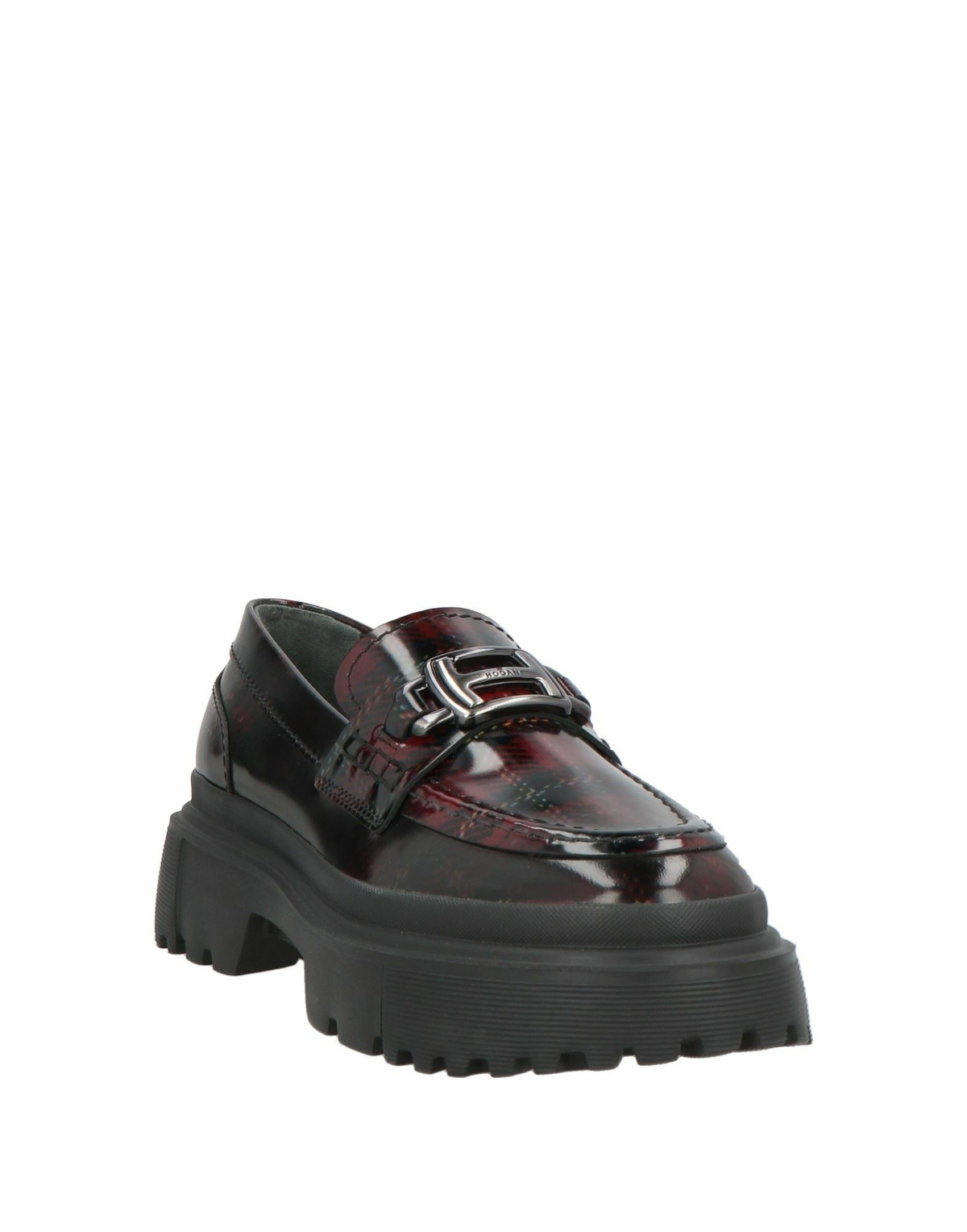 Hogan Womens Loafers Burgundy