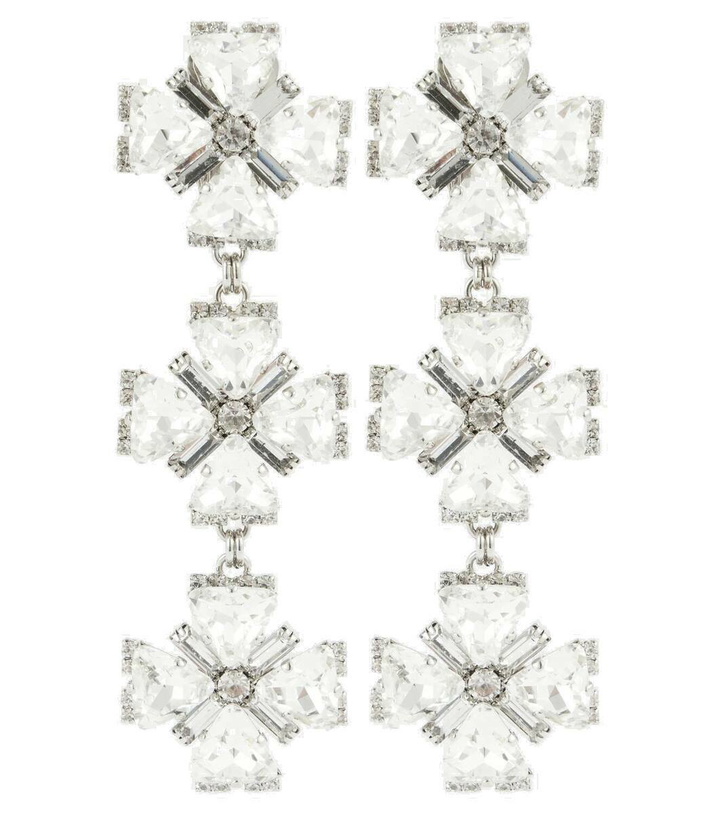 Photo: Alessandra Rich Crystal-embellished clip-on earrings