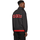 032c Reversible Black Nylon Track Jacket