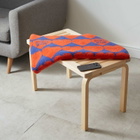 Human Made Men's Heart Fleece Blanket in Orange 