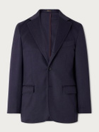 Rubinacci - Darted Cashmere Woven Suit Jacket - Blue