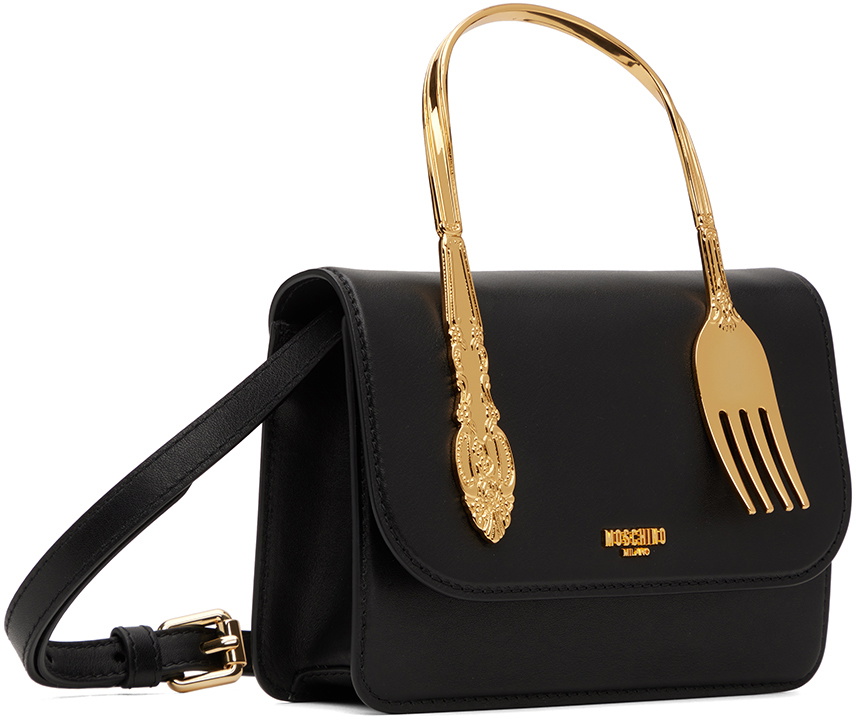 Moschino Black Archive Cutlery Bag Moschino