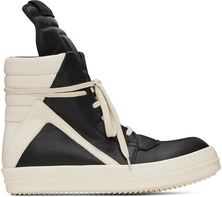 Photo: Rick Owens Black Porterville Geobasket Sneakers