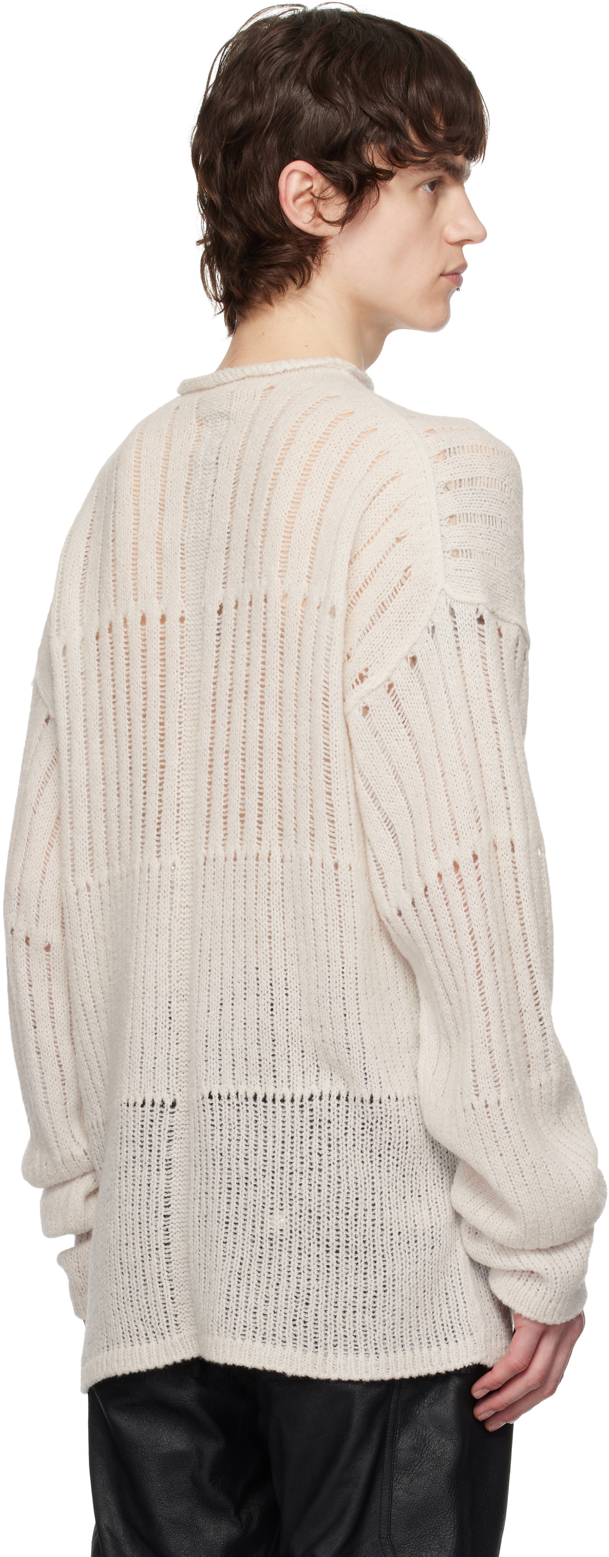 Real Feelings Oversized Knit Sweater Off White