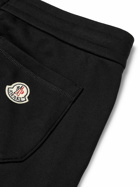 Moncler Genius - Awake NY 2 Moncler 1952 Tapered Logo-Print Cotton-Jersey Sweatpants - Black