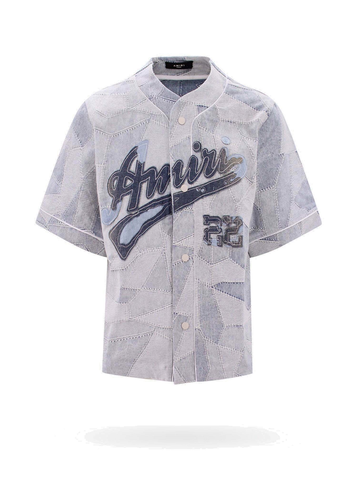 Amiri Shirt Blue Mens Amiri