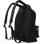 Sandro - Leather-Trimmed Canvas Backpack - Black