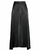 Manila Grace Womens Maxi skirt in Charcoal