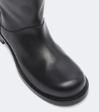 Christen Defender leather over-the-knee boots