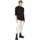 Alexander McQueen Black Selvedge Denim Tape Shirt