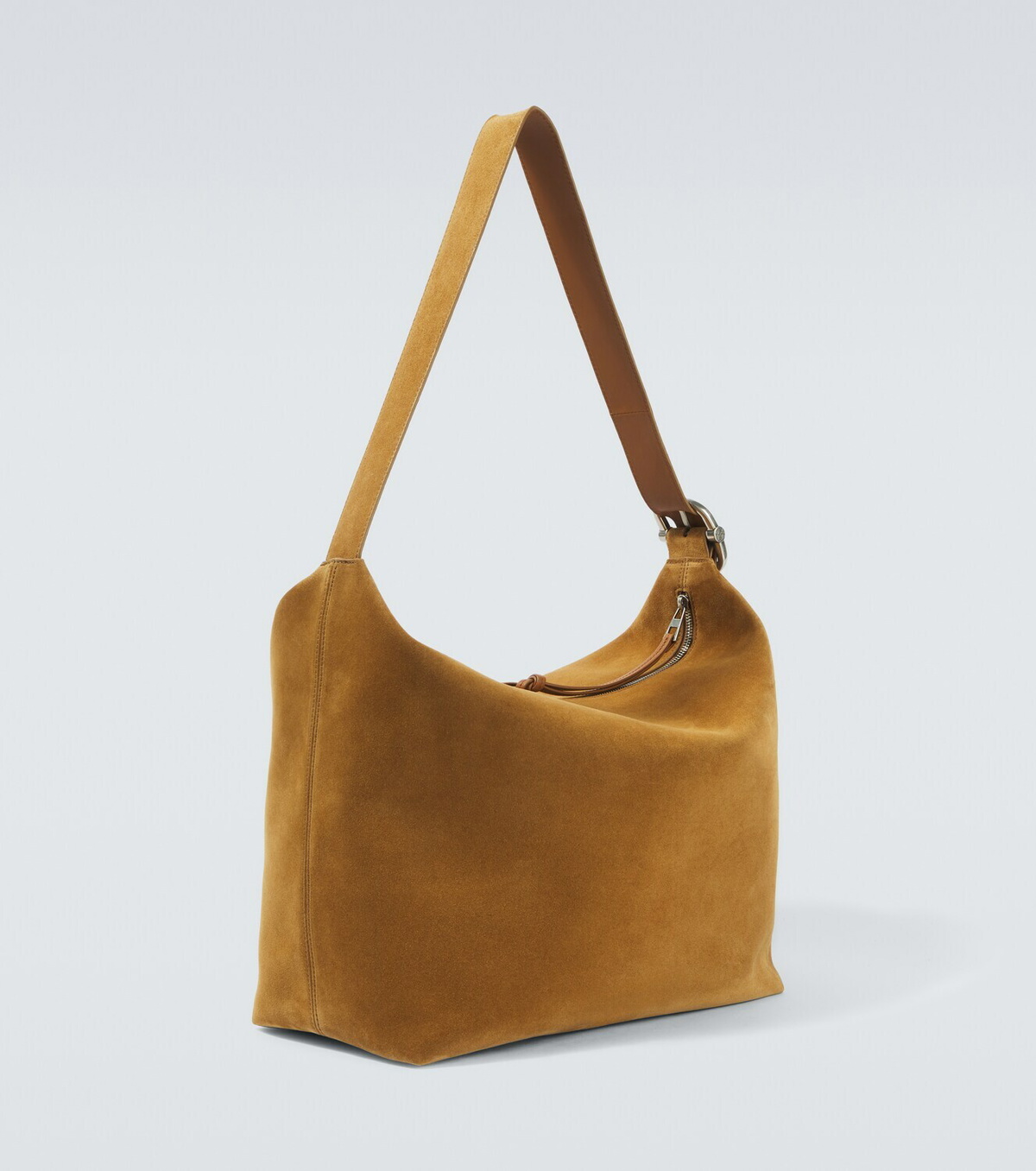 Loewe Loop Large suede shoulder bag