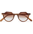 E.B. Meyrowitz - The Wallace Round-Frame Acetate Sunglasses - Brown