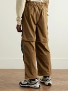 Nike - ACG Smith Summit Straight-Leg Convertible Shell Cargo Trousers - Brown