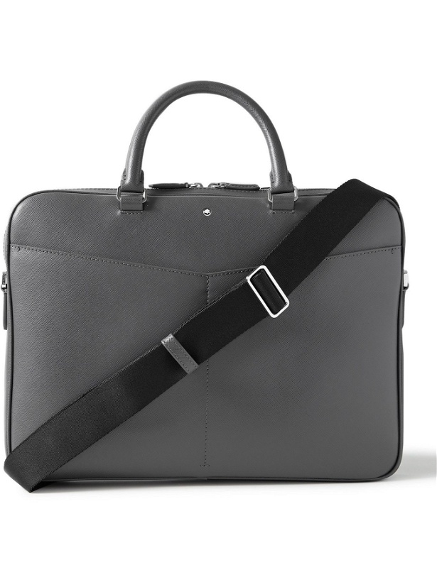 Photo: Montblanc - Sartorial Ultra-Slim Cross-Grain Leather Briefcase