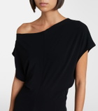 Vince Draped one-shoulder midi dress