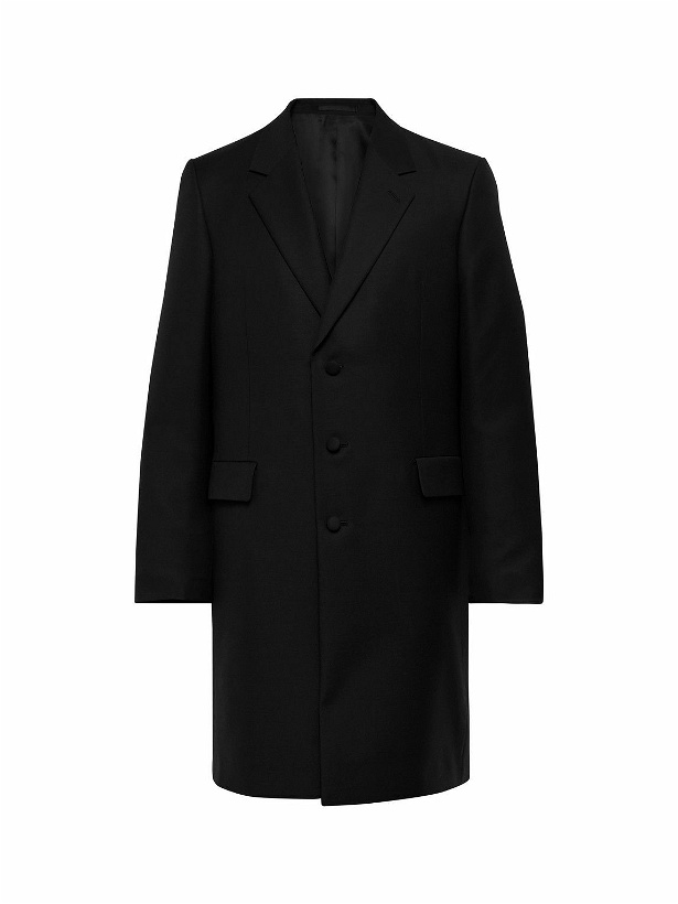 Photo: The Row - Jonathan Wool and Mohair-Blend Twill Coat - Black