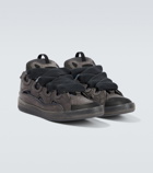 Lanvin - Curb leather sneakers