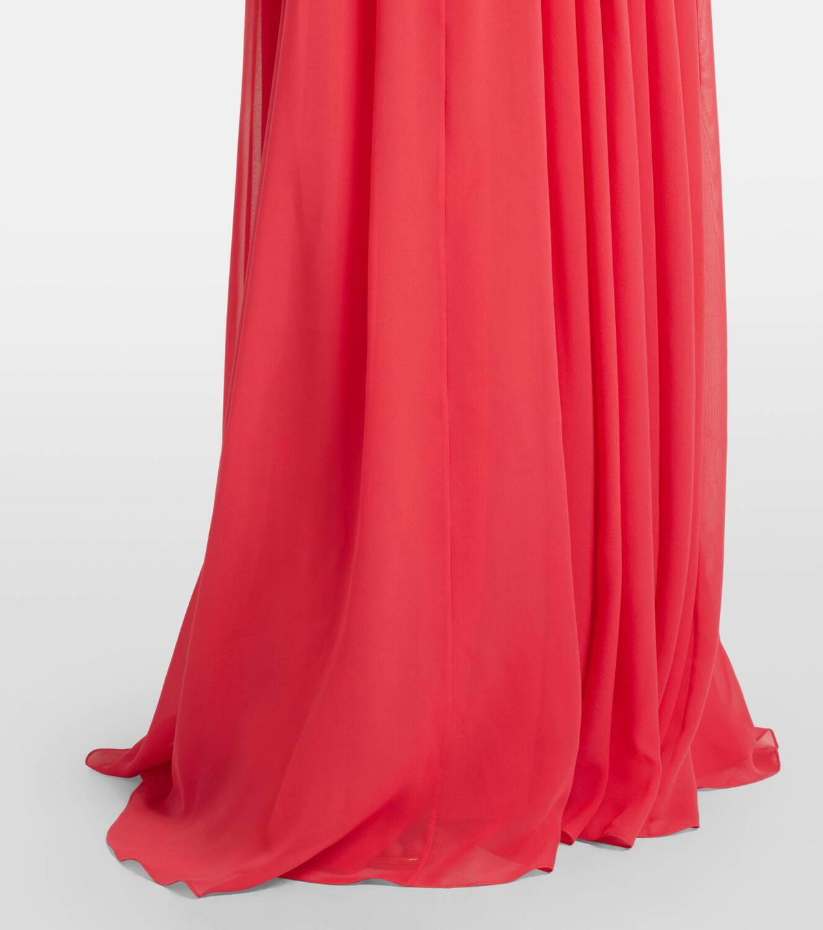 Elie Saab Scarf-detail silk gown