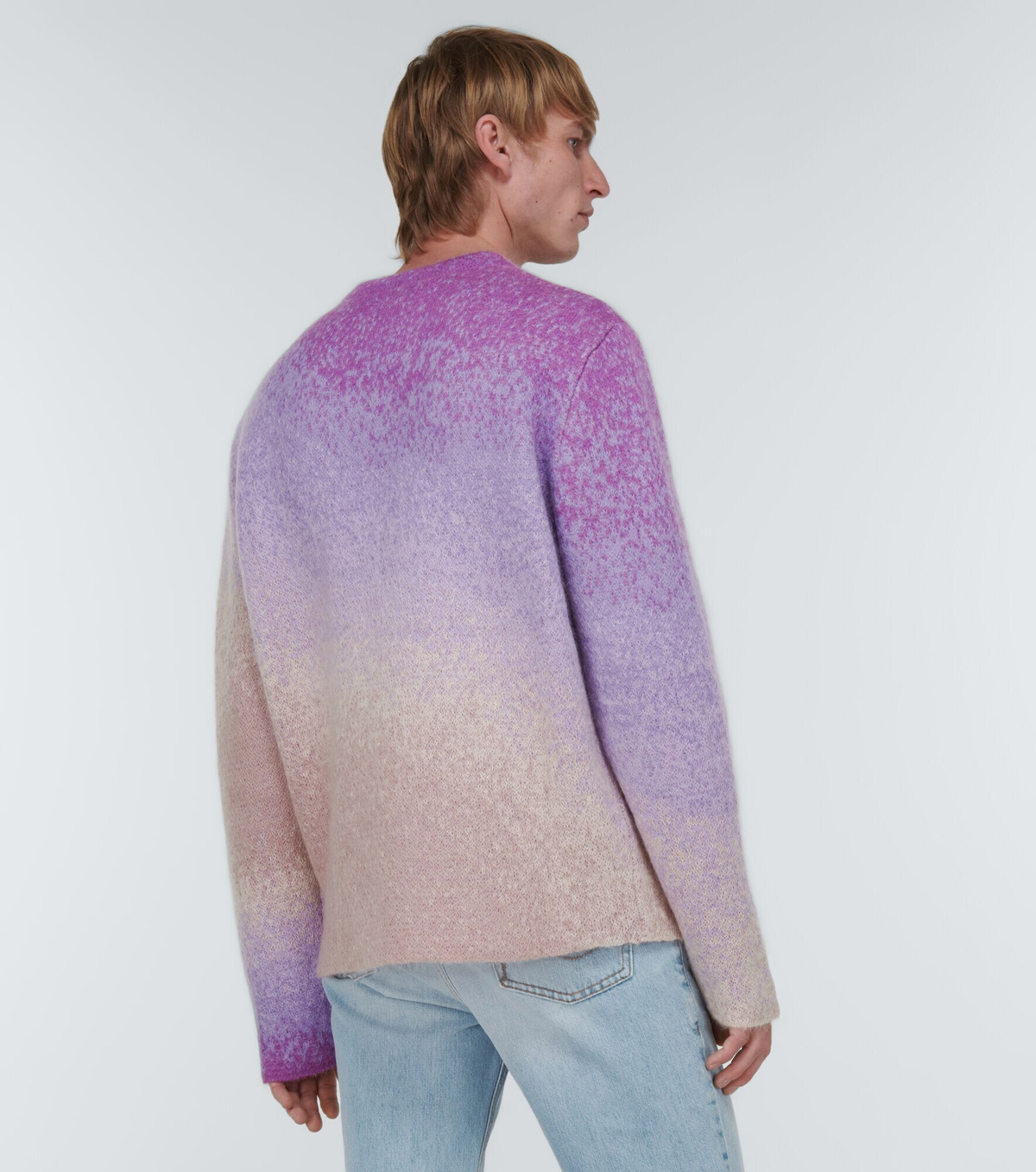 ERL - Gradient-effect mohair-blend sweater ERL