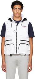 Polo Ralph Lauren White & Black 'Polo Sport' Vest