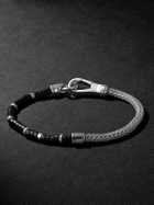 John Hardy - Heishi Sterling Silver and Onyx Beaded Bracelet - Silver