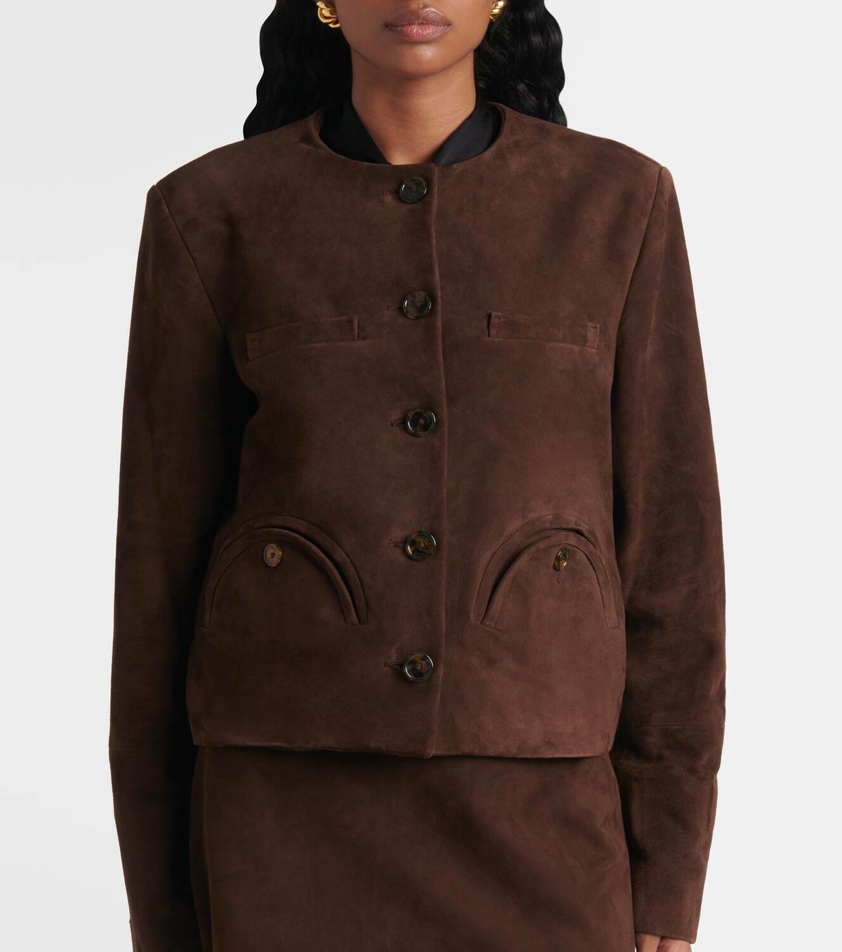 Blazé Milano Gliss Bolero suede jacket