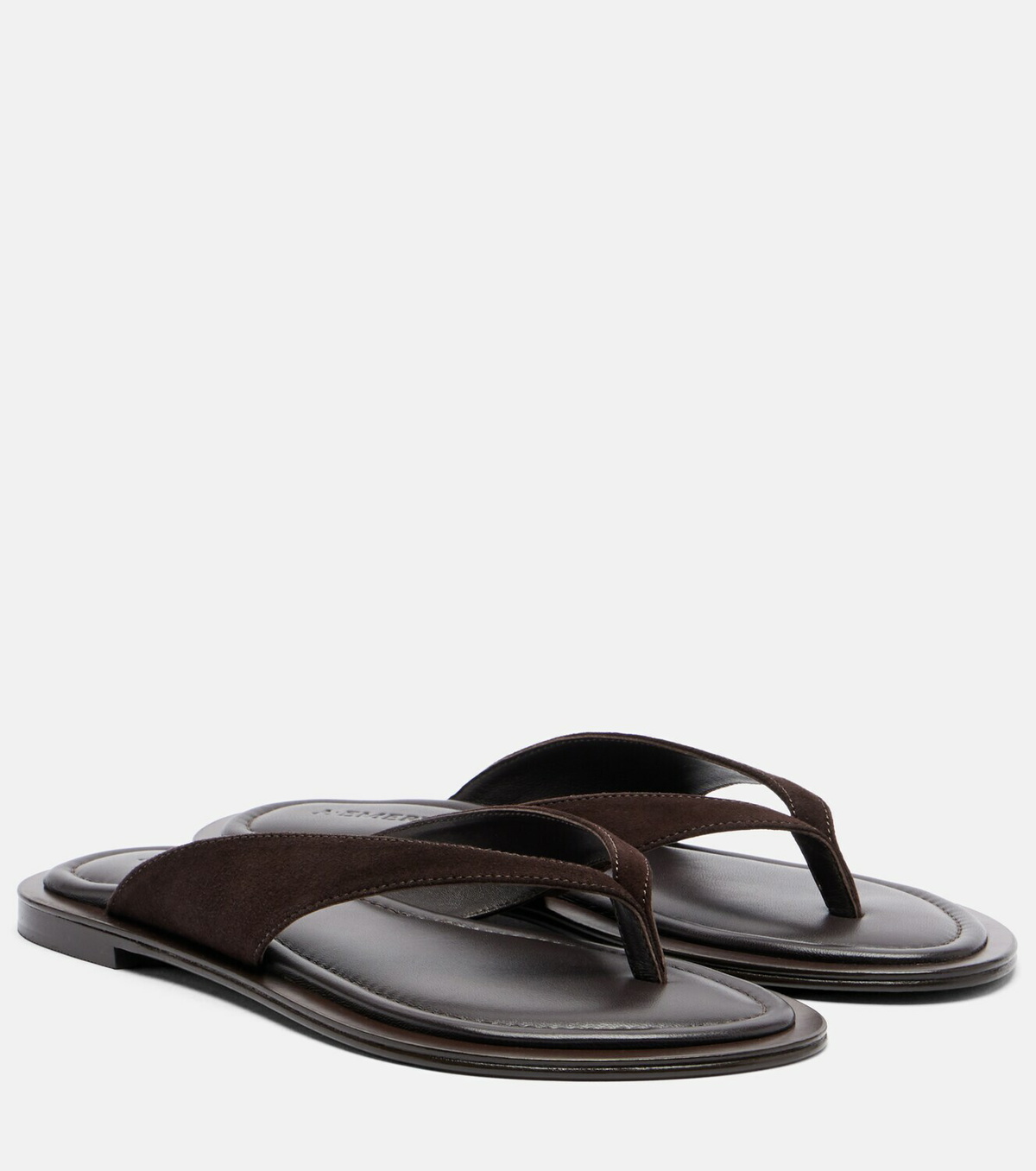 A.Emery Viola suede thong sandals