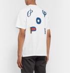 Pop Trading Company - Logo-Print Cotton-Jersey T-Shirt - White