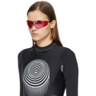 Marine Serre Red Gentle Monster Edition Visor Sunglasses