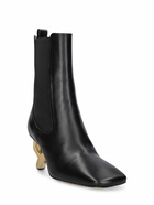 JW ANDERSON 75mm Ankle Boots with Chain Heel