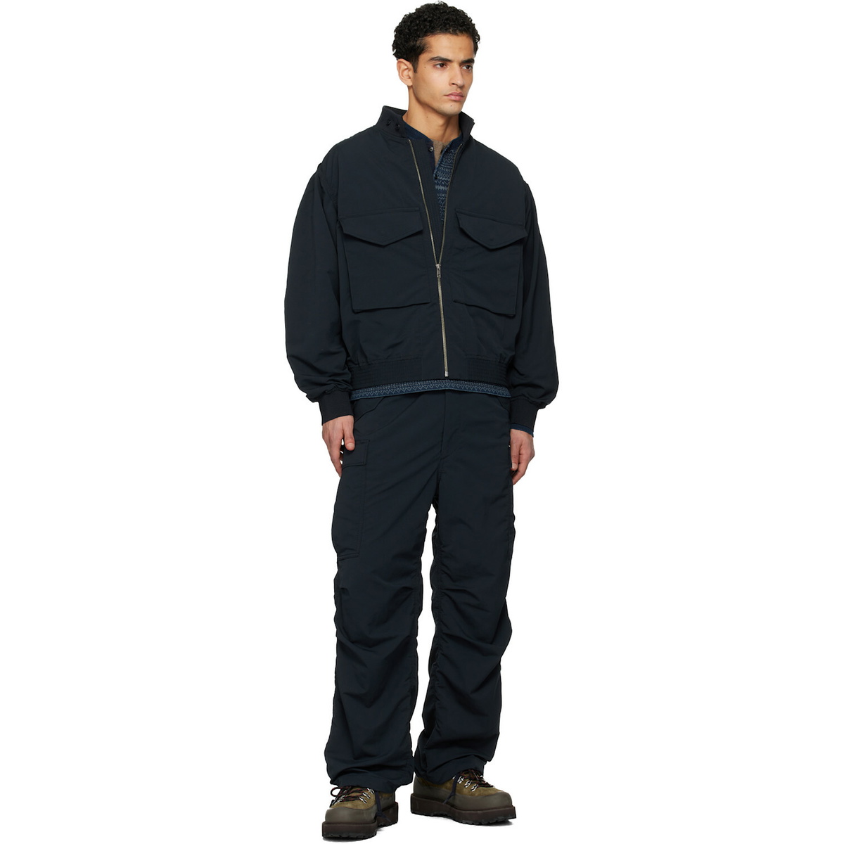 nanamica Navy ALPHADRY Field Jacket