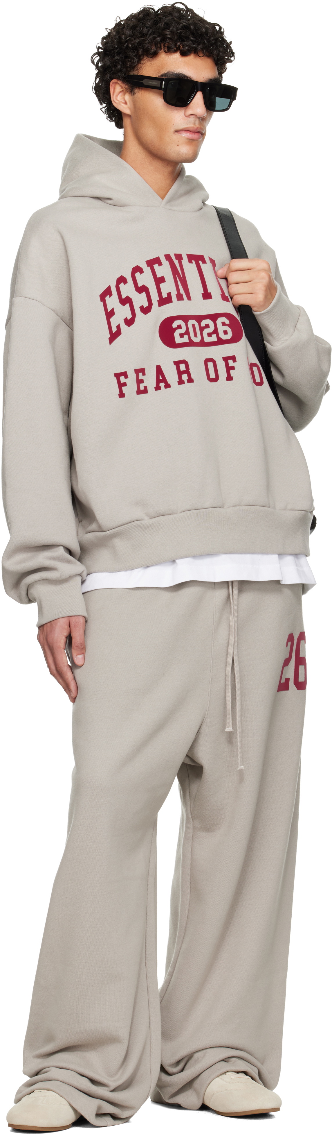 Fear of God ESSENTIALS Gray Holiday Classic Hoodie
