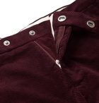 NN07 - Scott Cotton-Corduroy Trousers - Burgundy