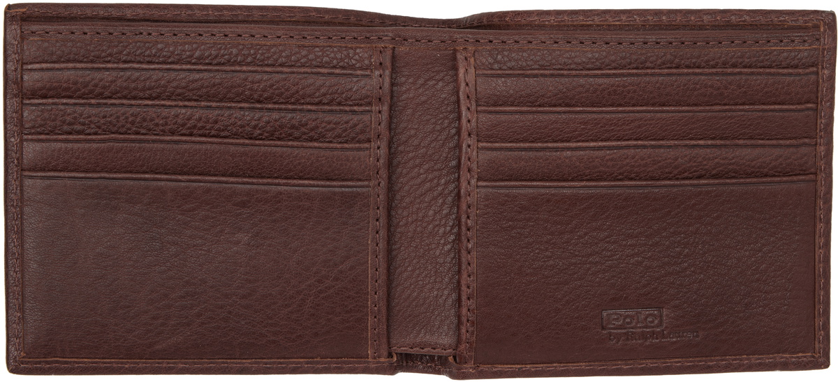 Polo Ralph Lauren Brown Leather Billfold Wallet