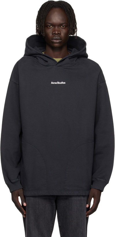Photo: Acne Studios Black Stamp Hoodie