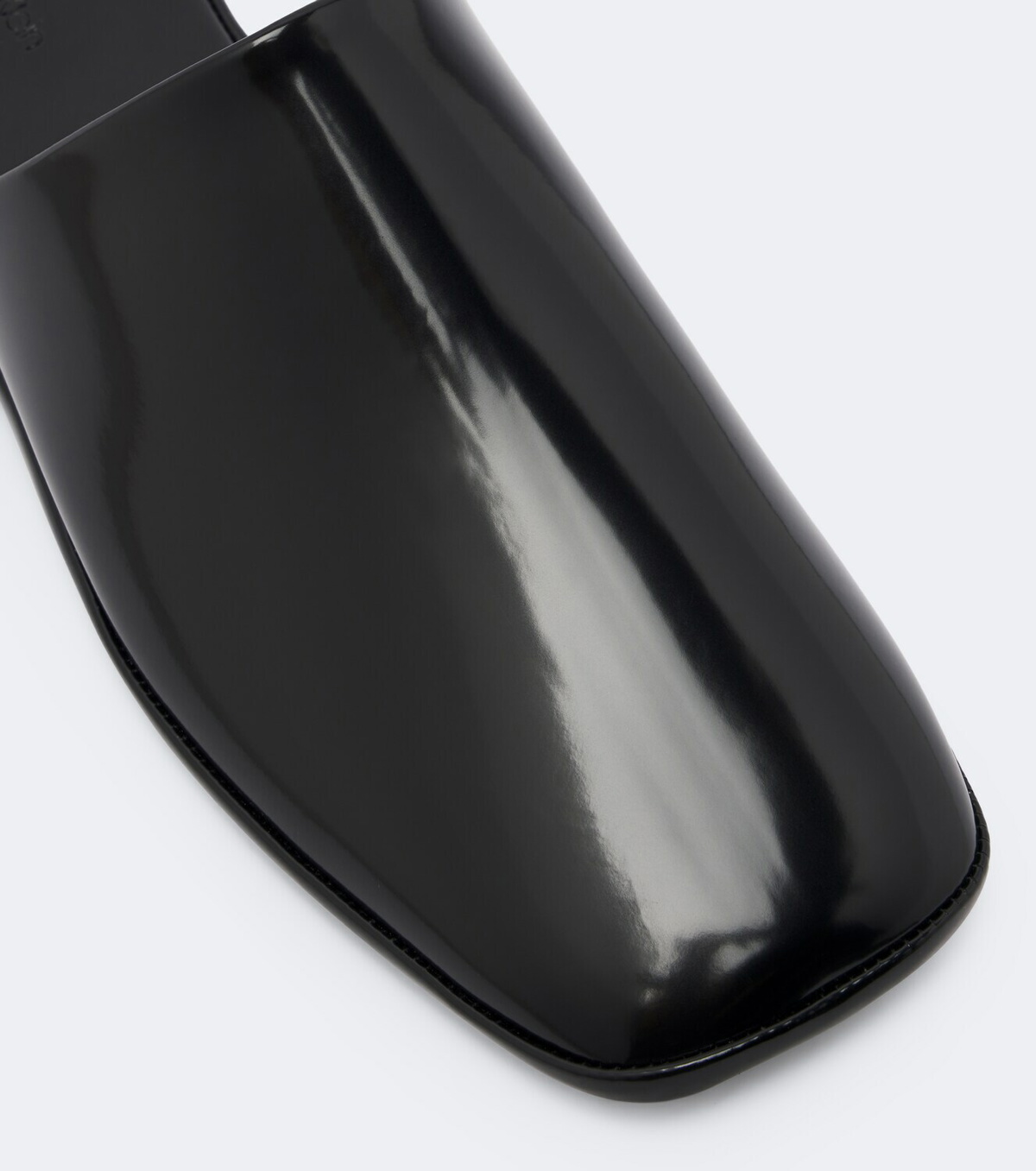 Calvin Klein Collection Hugh patent leather mules