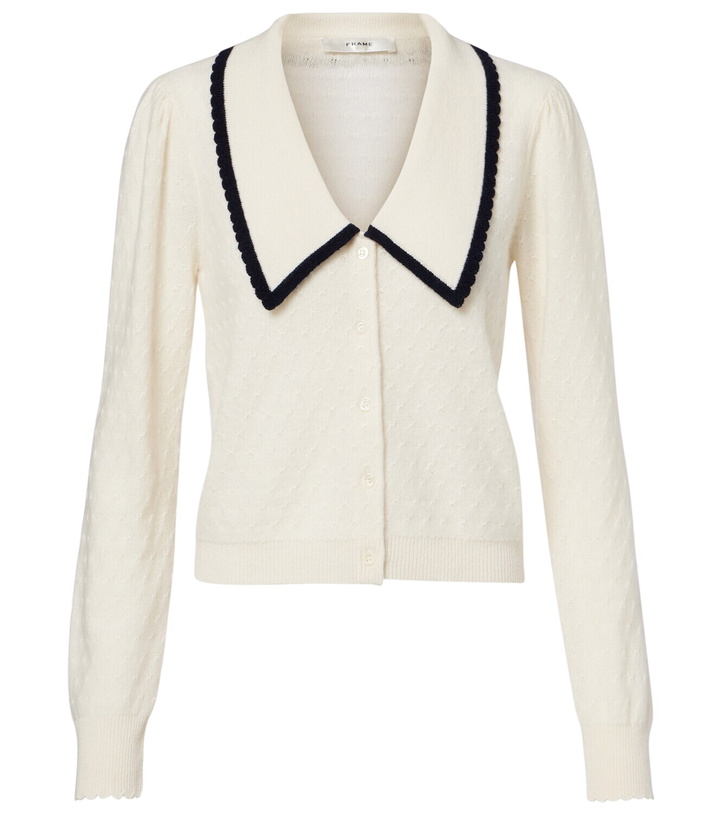 Photo: Frame Sailor cashmere cardigan