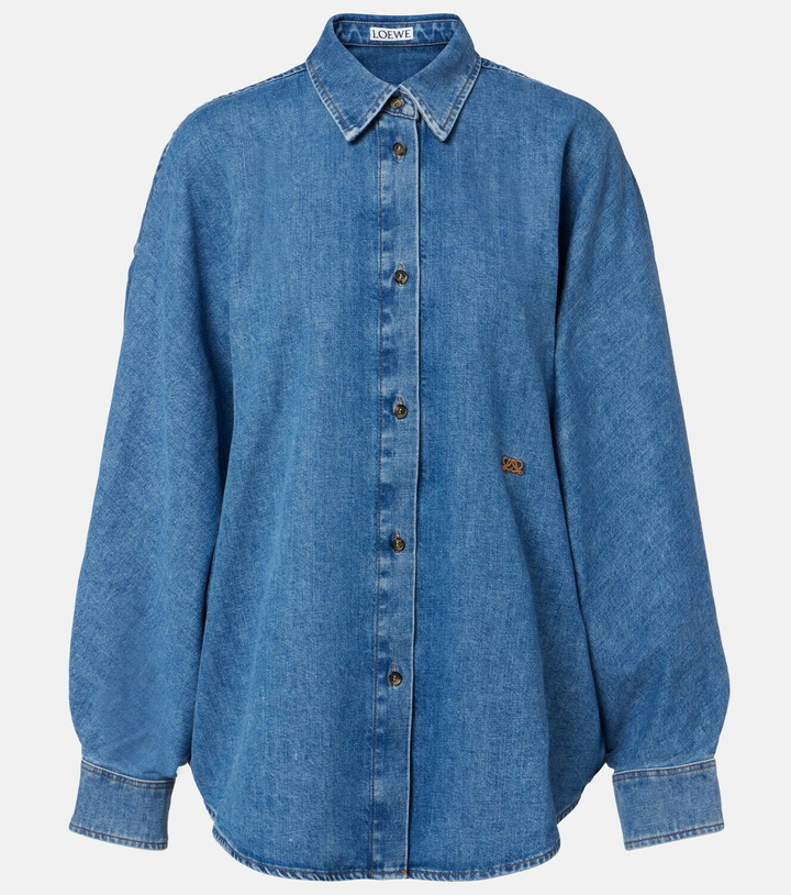 Photo: Loewe Double L denim shirt