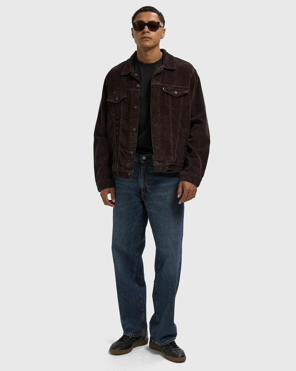 Levis THE TRUCKER JACKET Brown Mens Denim Jacket