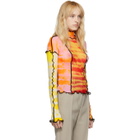 ASAI SSENSE Exclusive Orange and Pink Hot Wok Turtleneck