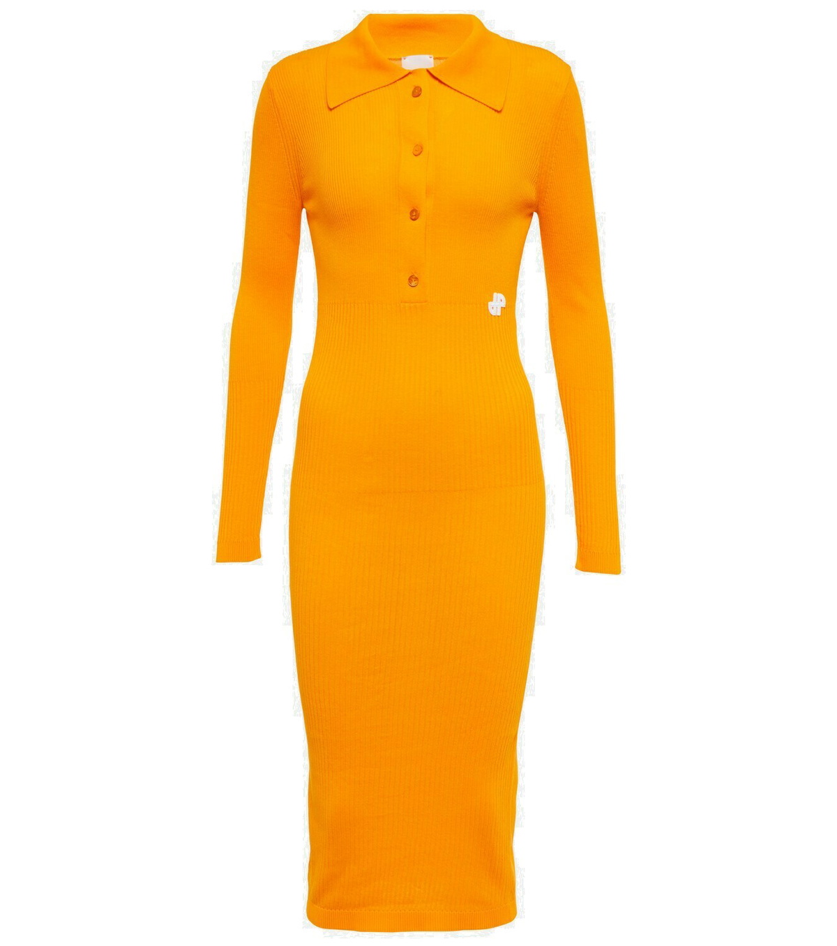 ★送関込み★ Patou Curve wool-blend midi dress Patou Curve wool-blend midi dress Patou