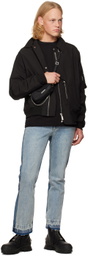 C2H4 Blue Paneled Jeans