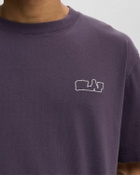 ØLÅF VARSITY TEE Purple Mens Shortsleefe