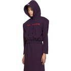 Vetements SSENSE Exclusive Purple Sexual Fantasies Football Shoulder Hoodie