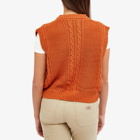 Dickies Women's Mullinville Vest Knit in Bombay Brown