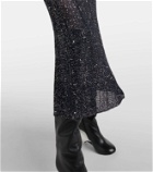 Alaïa Sequined turtleneck maxi dress
