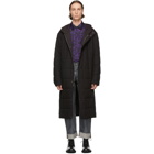 Dries Van Noten Black Hasbrouck Coat